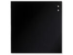 Glasmagneetbord Naga 35x35cm  zwart