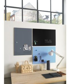 Glasmagneetbord Naga 40x60cm  lichtblauw