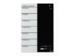 Glasmagneetbord Naga 40x60cm  weekplanner NL zwart/wit
