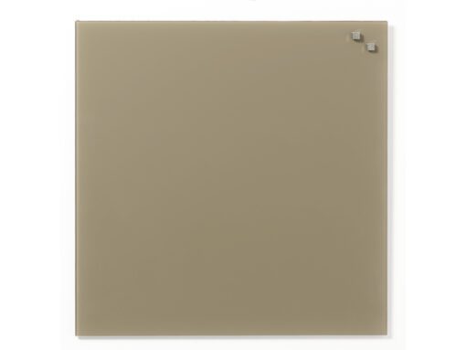 Glasmagneetbord Naga 45x45cm  beige