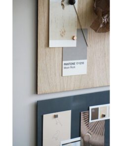 Glasmagneetbord Naga 45x45cm  eiken