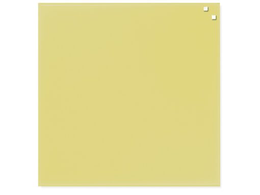 Glasmagneetbord Naga 45x45cm geel