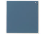 Glasmagneetbord Naga 45x45cm  jeansblauw