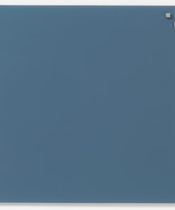 Glasmagneetbord Naga 45x45cm  jeansblauw