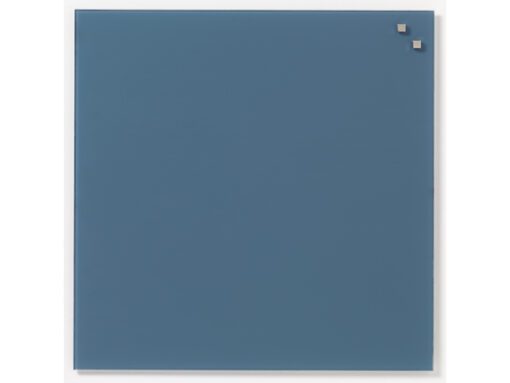 Glasmagneetbord Naga 45x45cm  jeansblauw
