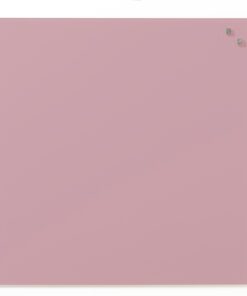 Glasmagneetbord Naga 45x45cm  licht rood