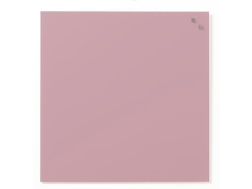 Glasmagneetbord Naga 45x45cm  licht rood