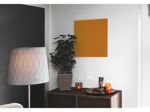 Glasmagneetbord Naga 45x45cm  oranje