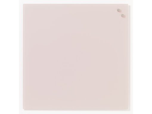 Glasmagneetbord Naga 45x45cm poeder roze
