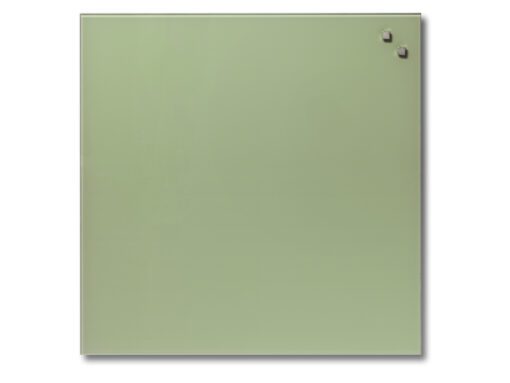 Glasmagneetbord Naga 45x45cm  retro groen