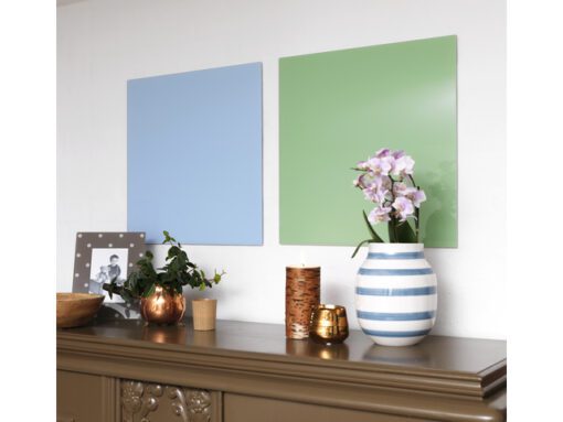 Glasmagneetbord Naga 45x45cm  retro groen