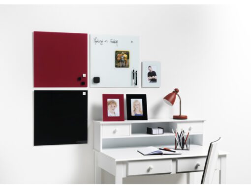 #Glasmagneetbord Naga 45x45cm rood