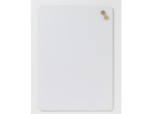 Glasmagneetbord Naga 50x70cm  Pure White