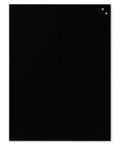 Glasmagneetbord Naga 60x80cm  zwart