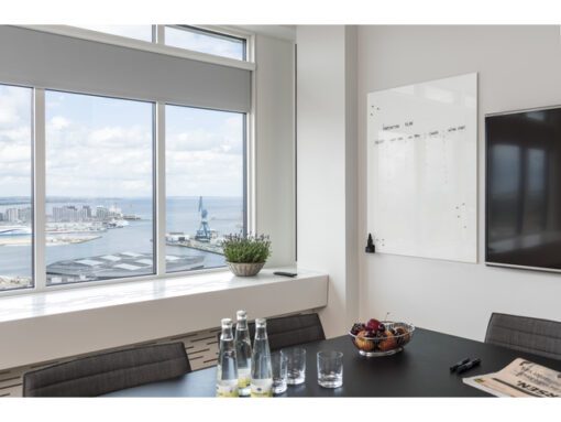 Glasmagneetbord Naga 90x120cm Pure White