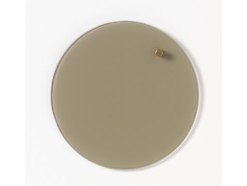 Glasmagneetbord Naga rond 25cmbeige