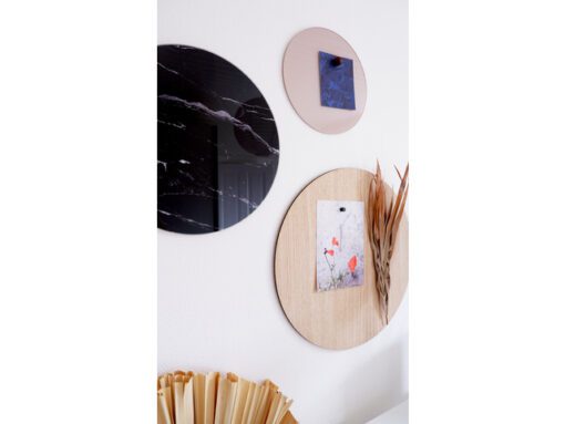 Glasmagneetbord Naga rond 25cmroze