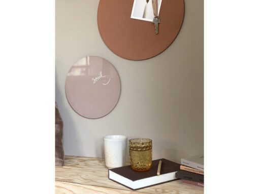 Glasmagneetbord Naga rond 25cmroze