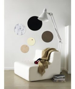 Glasmagneetbord Naga rond 45cmzwart