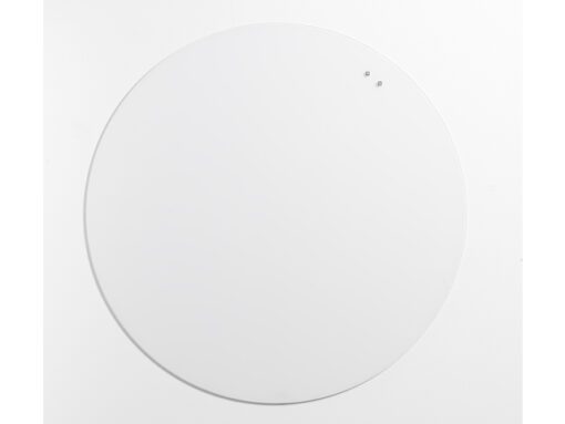 Glasmagneetbord Naga rond dia.100cm Pure White