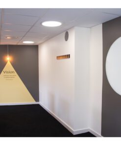 Glasmagneetbord Naga rond dia.100cm Pure White