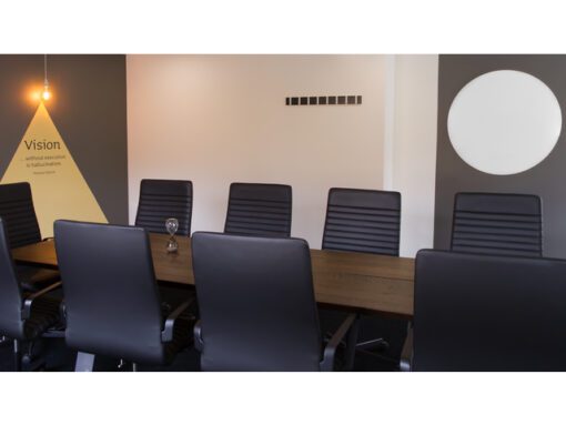 Glasmagneetbord Naga rond dia.100cm Pure White