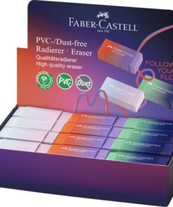 Gum Faber-Castell PVC Flow Edition display 24 stuks
