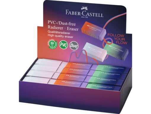 Gum Faber-Castell PVC Flow Edition display 24 stuks