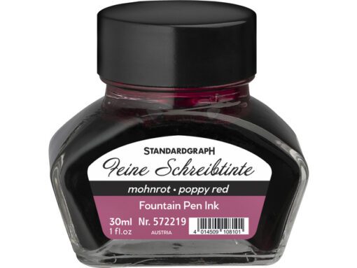 Kalligrafieinkt inkt Standardgraph 30ml papaver rood