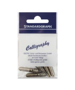 Kalligrafiepunt Standardgraph Italic 0.5 mm met inktreservoir set à 5st