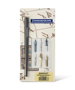 Kalligrafieset Standardgraph creatief set à 6 penpunten     incl pen- houder