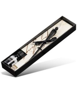 Kalligrafieset Standardgraph zwart met glaspen en inktpotje