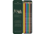 Kleurpotlood Faber-Castell Polychromos blik 6 stuks basiskleuren