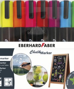 Krijtmarker Eberhard Faber set à 8 stuks