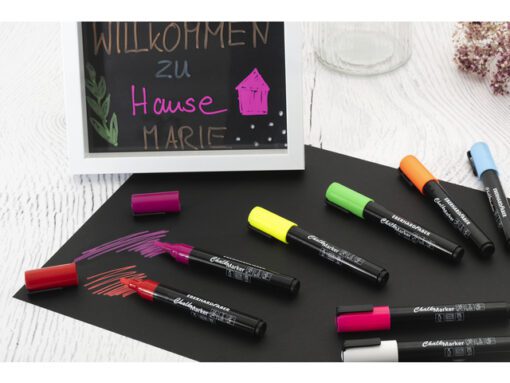 Krijtmarker Eberhard Faber set à 8 stuks