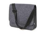 Laptoptas Messenger RPET      donker grijs 36x27x8cm