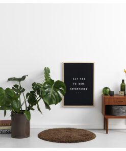 Letterbord 40x50 met 149 witteletters