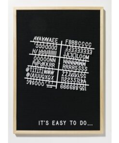 Letterbord set Naga letters encijfers 149st.