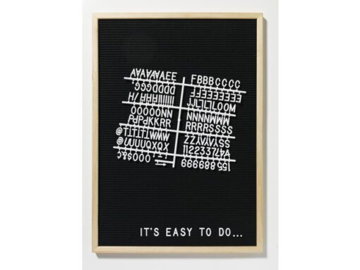 Letterbord set Naga letters encijfers 149st.