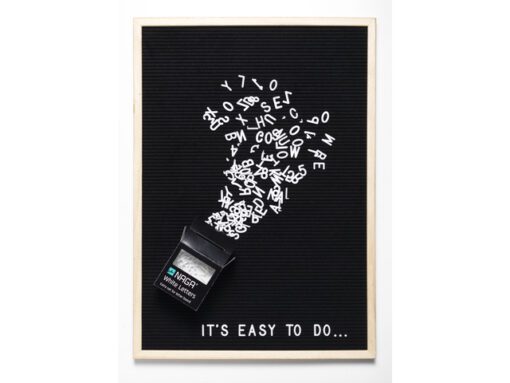 Letterbord set Naga letters encijfers 149st.