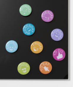 Magneten Naga 35mm rond week- set a 7st. ass. super sterk