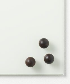 Magneten Naga rond 20mm set   a 3st. walnoot