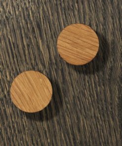 Magneten Naga rond 25mm set   2st teak super sterk