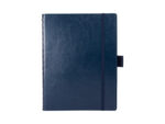 Notitieboek Multo Hannibal A5 roomwit papier 55 vel 120     grams blauw kunstleder