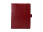 Notitieboek Multo Hannibal A5 roomwit papier 55 vel 120     grams bordeaux kunstleder