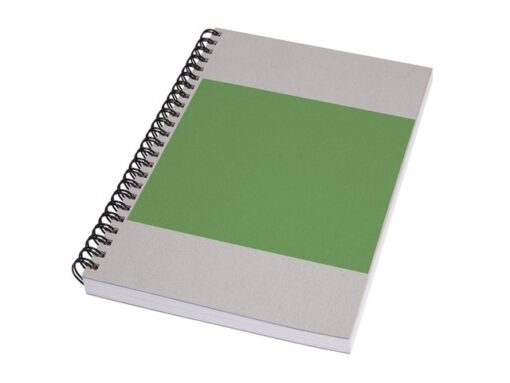 Notitieboek Sigel Quicknote A5 Spiraal Impulse Green blanco softcover 160 pagina's 80 grams