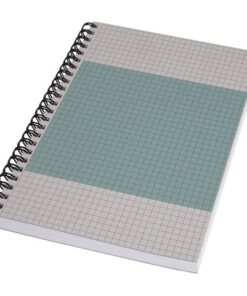Notitieboek Sigel Quicknote A5 Spiraal Light Blue geruit    softcover 160 pagina's 80 grams