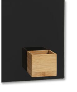 Opbergbox Naga bamboo 6x6x6cm magnetisch super sterk