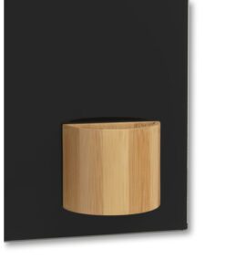 Opbergbox Naga bamboo rond    9,5x8x,45cm magnetisch super                                sterk