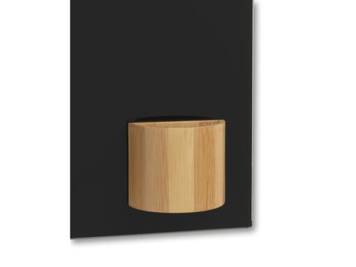 Opbergbox Naga bamboo rond    9,5x8x,45cm magnetisch super                                sterk